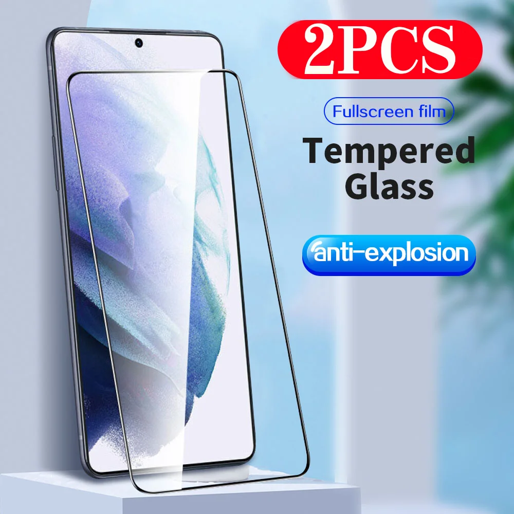 

2Pcs Glass smartphone For Samsung Galaxy S23 FE S22 Ultra S21 S20 S10 5G S10E lite S9 S8 Plus tempered glass protective film