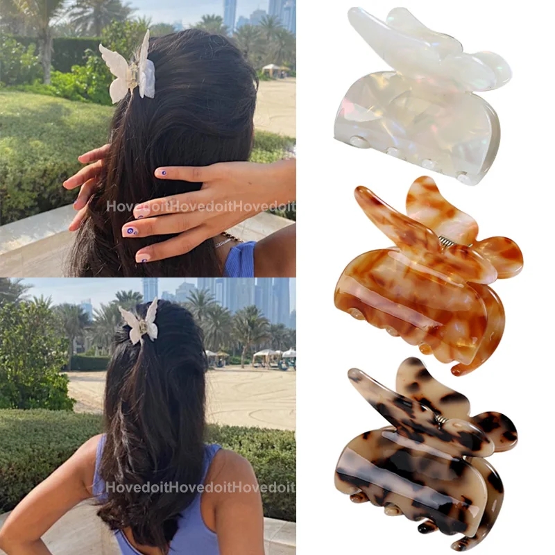 Sweet Butterfly Hair Claw Acetate Hair Clip for Women Girls Fashion Hair Accessories Tie-Dye Hair Claw Clips Crab Hair Clamps
Sweet Butterfly Hair Claw Acetate Hair Clip for Women Girls Fashion Hair Accessories Tie-Dye Hair Claw Clips Crab Hair Clamps