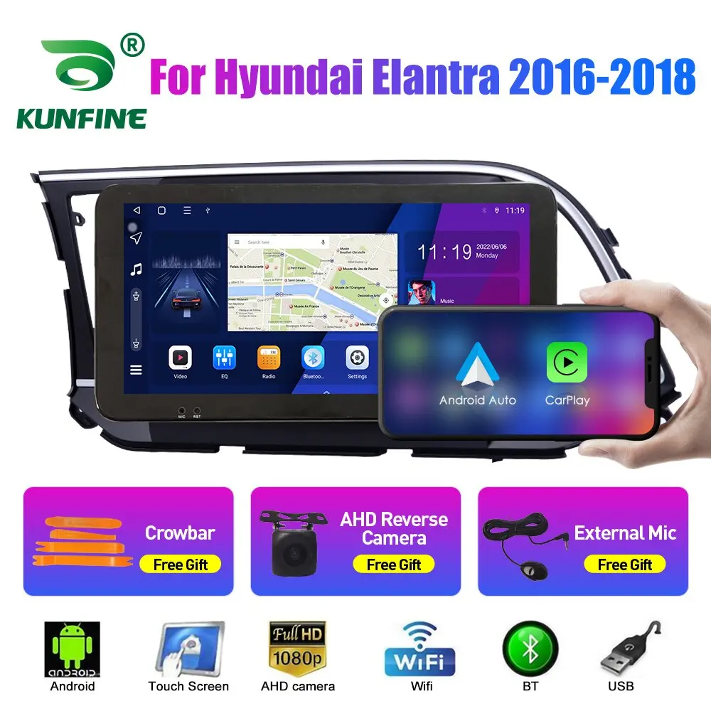 10.33 Inch Car Radio For Hyundai Elantra 2016-20 2Din Android Octa Core Car Stereo DVD GPS Navigation Player QLED Screen Carplay
10.33 Inch Car Radio For Hyundai Elantra 2016-20 2Din Android Octa Core Car Stereo DVD GPS Navigation Player QLED Screen Carplay
