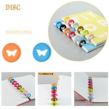 100PCS 28MM Colorful Butterfly Disc Mushroom Hole Binding Disc Binding Plastic DIY 360 Degree Buckle Binding Office Supplies
100PCS 28MM Colorful Butterfly Disc Mushroom Hole Binding Disc Binding Plastic DIY 360 Degree Buckle Binding Office Supplies