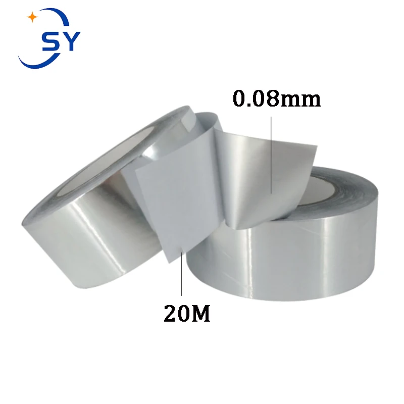 20M Myla Aluminum Foil Adhesive Electrical Tape LED Backlight Shading Adhesives Waterproof Self-adhesive Insulation Shielding
20M Myla Aluminum Foil Adhesive Electrical Tape LED Backlight Shading Adhesives Waterproof Self-adhesive Insulation Shielding
