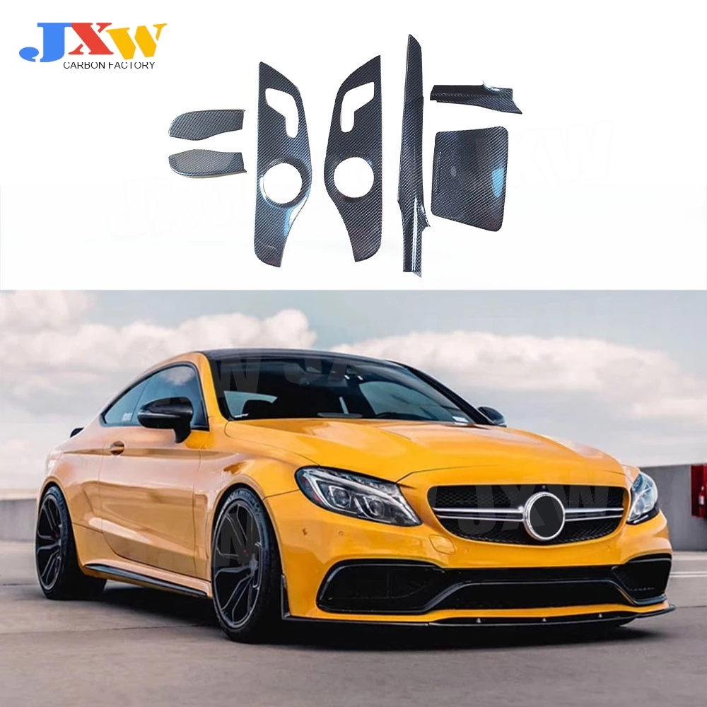 1Set Car-styling Carbon Fiber Interior Dashboard Decoration Trim Cover for Benz C class C205 Coupe 2 Door 2019 up
1Set Car-styling Carbon Fiber Interior Dashboard Decoration Trim Cover for Benz C class C205 Coupe 2 Door 2019 up
