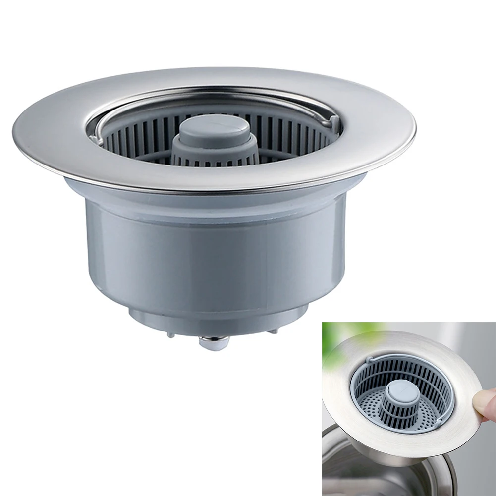 Universal 3 In 1 Kitchen Sink Drain Strainer Sink Stopper Filter Anti Blocking Bathroom Basin Floor Drain Sewer Hair Strainer
Universal 3 In 1 Kitchen Sink Drain Strainer Sink Stopper Filter Anti Blocking Bathroom Basin Floor Drain Sewer Hair Strainer