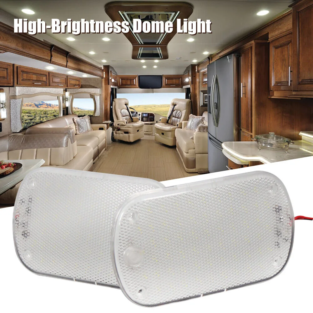 2Pcs Car Interior Light DC12-85V 60LEDs High Brightness Dome Lights Reading Ceiling Lamp With Switch For RV Truck Affordable
2Pcs Car Interior Light DC12-85V 60LEDs High Brightness Dome Lights Reading Ceiling Lamp With Switch For RV Truck Affordable