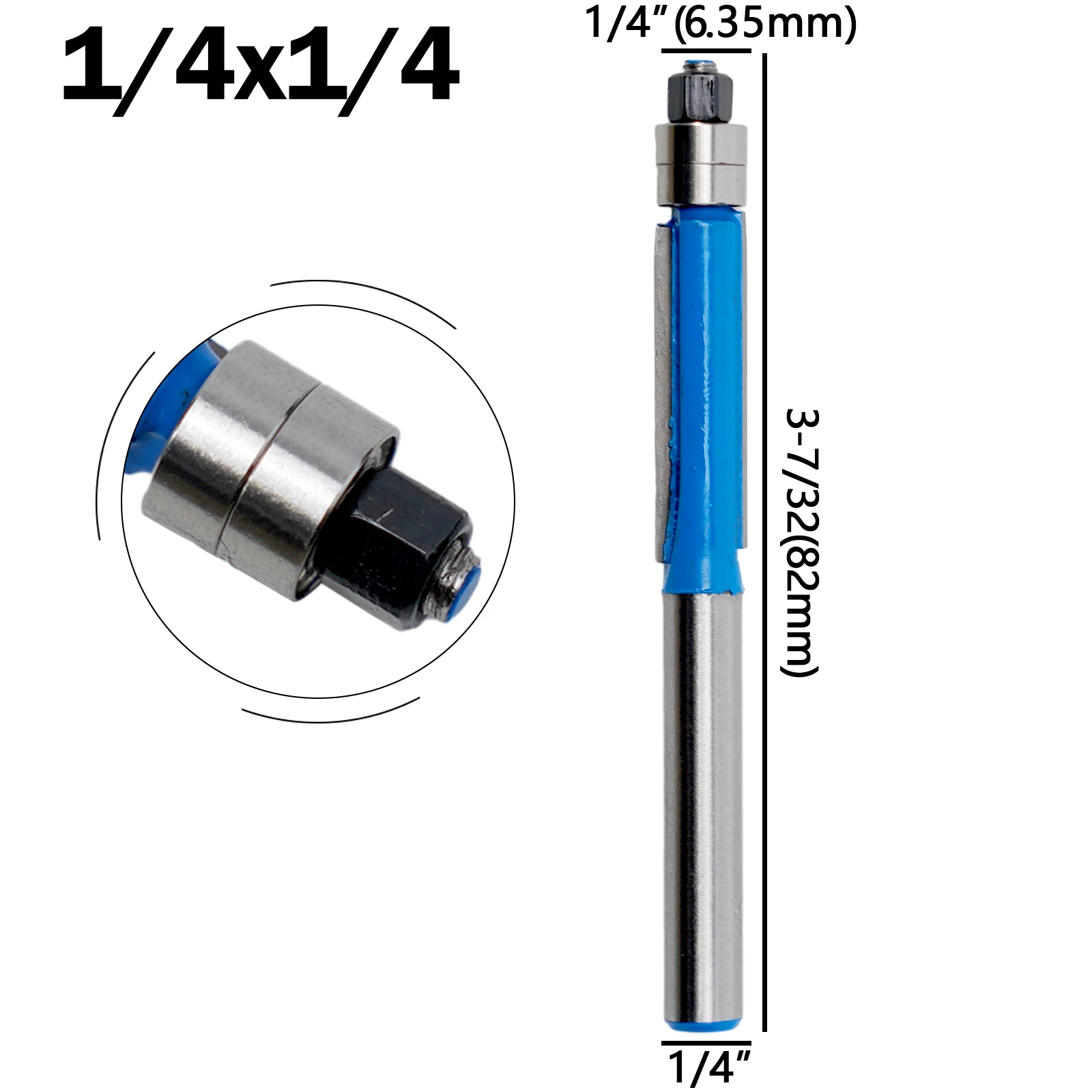 Router Bit 6MM Shank Double Bearing Flush Trim Bit Router Bit Woodworking Milling Cutter Durable And Practical Router Bit
Router Bit 6MM Shank Double Bearing Flush Trim Bit Router Bit Woodworking Milling Cutter Durable And Practical Router Bit