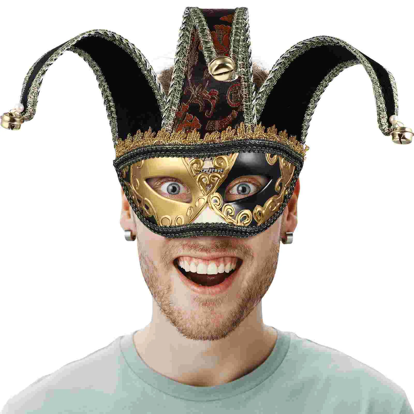 

Venetian Style Mask Masquerade Party Mask Halloween Carnival Mask Fancy Dress Ball Dress Up Mask Carnival Men'S Venice Mask