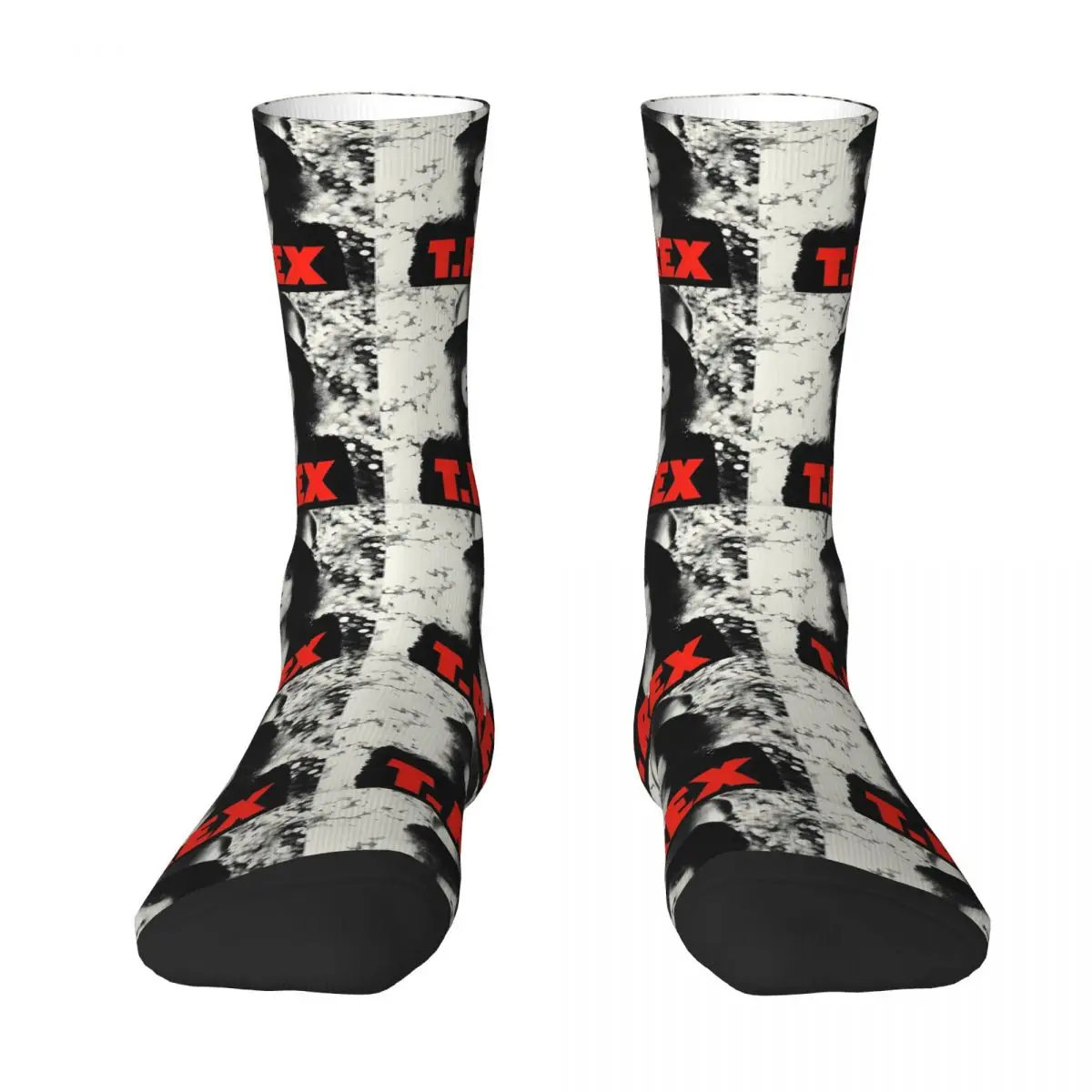 

All Seasons Crew Stockings T Rex Socks Harajuku Casual Hip Hop Long Socks Accessories for Men Women Birthday Present