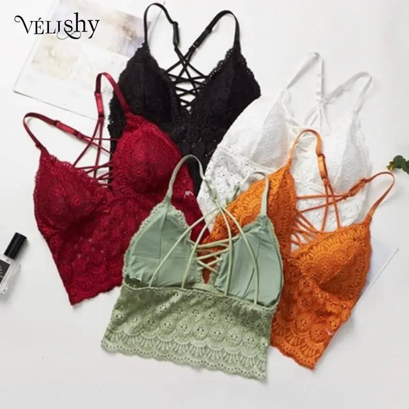 Women Push Up Wireless Sexy Lace Bra Crop Top Elastic Bralette Underwear Lingerie Full Cup
Women Push Up Wireless Sexy Lace Bra Crop Top Elastic Bralette Underwear Lingerie Full Cup