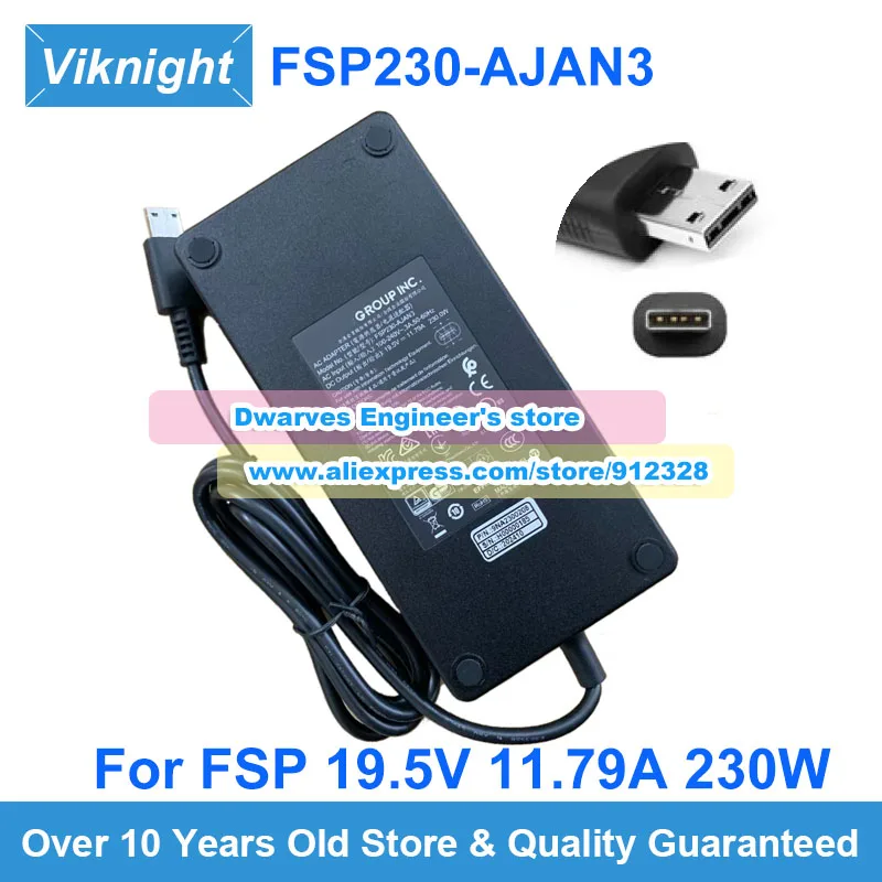 Original 19.5V11.79A 230W AC ADAPTER FSP230-AJAN3 Fsp 9NA2300208 H0000185 Charger For MSI Gaming Laptop Rectangle Tip
Original 19.5V11.79A 230W AC ADAPTER FSP230-AJAN3 Fsp 9NA2300208 H0000185 Charger For MSI Gaming Laptop Rectangle Tip