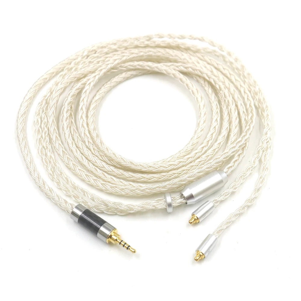 16 Cores UPOCC 2.5mm 4.4mm 99% Silver Plated Earphone Cable For Sennheiser IE300 ie600 IE900
16 Cores UPOCC 2.5mm 4.4mm 99% Silver Plated Earphone Cable For Sennheiser IE300 ie600 IE900
