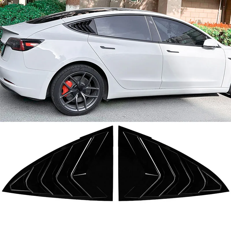 Car Rear Window Shutter Cover Trim Window Louver Side Vent Trim For Tesla Model 3 2017-2023 For Tesla Model Y 2020+ Accessories
Car Rear Window Shutter Cover Trim Window Louver Side Vent Trim For Tesla Model 3 2017-2023 For Tesla Model Y 2020+ Accessories