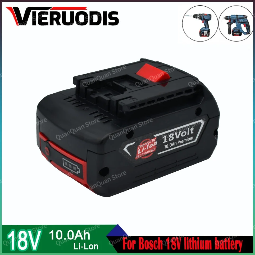 For Bosch 18V Battery 6.0Ah for Bosch Electric Drill Rechargeable Li-ion Battery BAT609 BAT609G BAT618 BAT618G BAT614 Charger
For Bosch 18V Battery 6.0Ah for Bosch Electric Drill Rechargeable Li-ion Battery BAT609 BAT609G BAT618 BAT618G BAT614 Charger