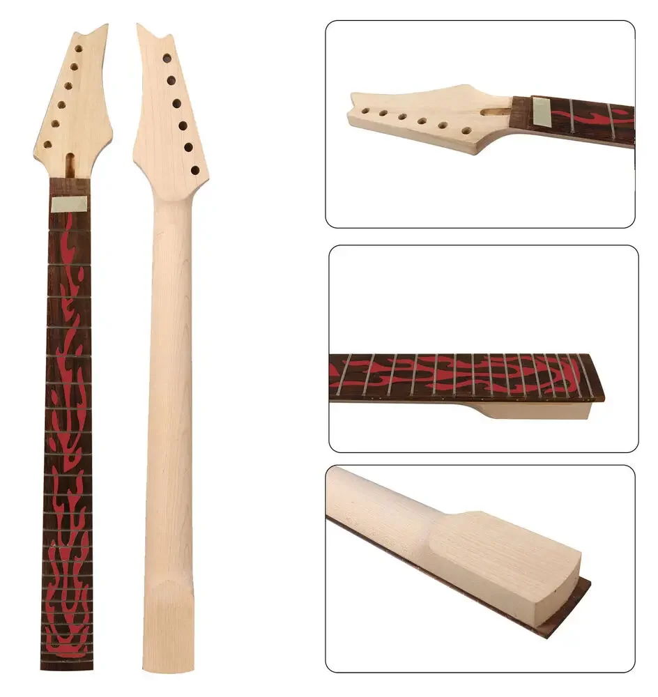 Yinfente Maple Guitar Neck 25.5inch 22fret Rosewood Fretboard Nice Inlay Bolt On
Yinfente Maple Guitar Neck 25.5inch 22fret Rosewood Fretboard Nice Inlay Bolt On
