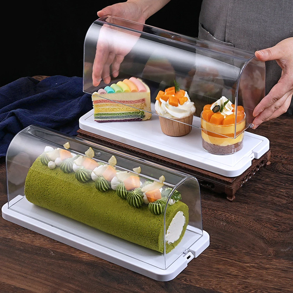 Transparent Food Grade Cake Roll Display Box Dessert Fresh-keeping Storage Box Bread Packaging Boxes Refrigerated Household
Transparent Food Grade Cake Roll Display Box Dessert Fresh-keeping Storage Box Bread Packaging Boxes Refrigerated Household