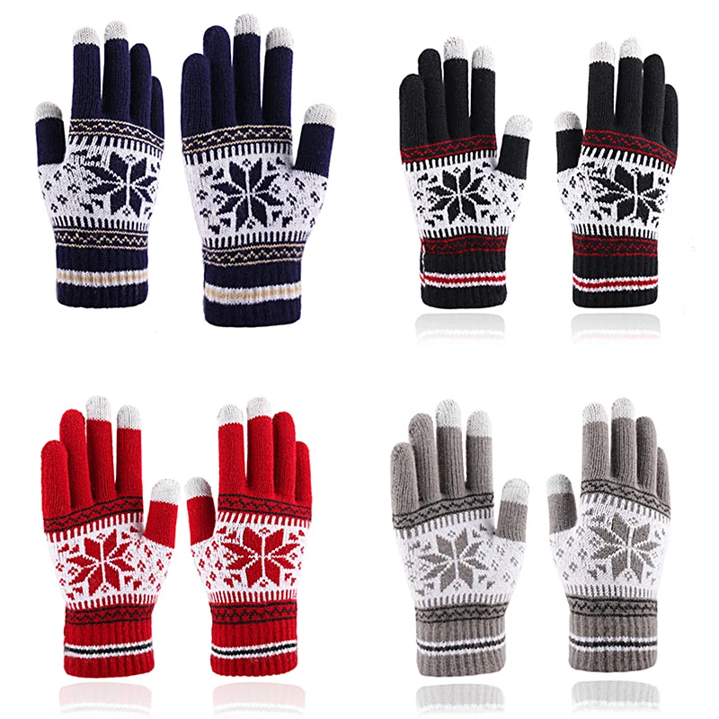 Touch Screen Knitted Gloves For Women Men Winter Warm Wrist Mittens Christmas Deer Windproof Full Finger Mittens Christmas Gift
Touch Screen Knitted Gloves For Women Men Winter Warm Wrist Mittens Christmas Deer Windproof Full Finger Mittens Christmas Gift