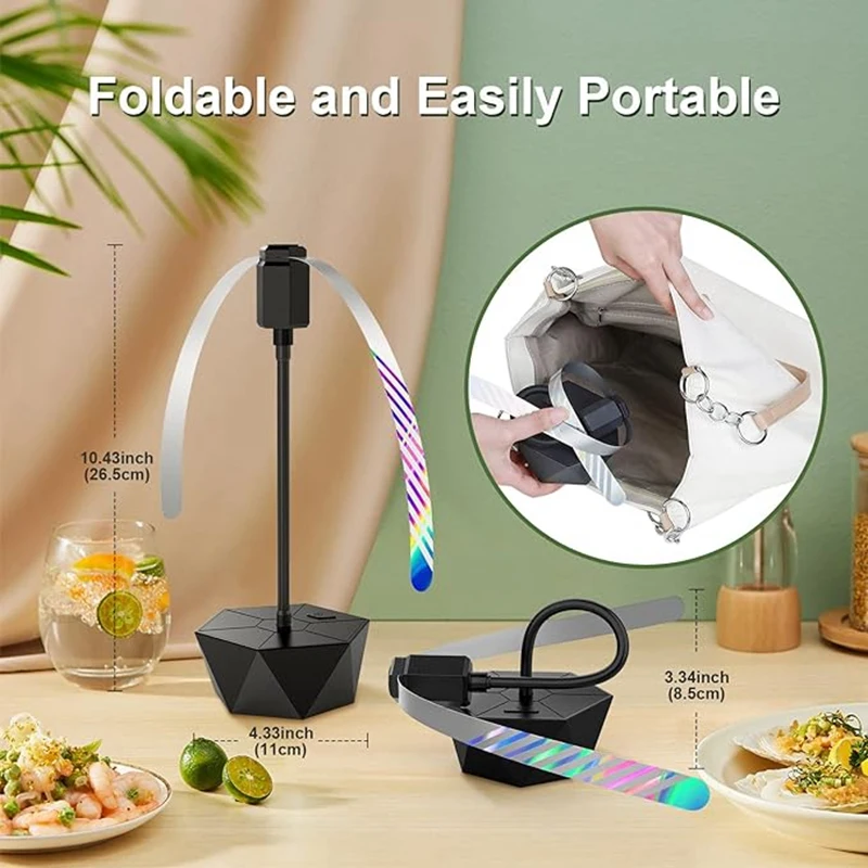 Fly Fans For Tables, Effective Fly Repellent Fan With Soft Blades Keeps Flies Away, Portable Fly Fan For Picnic, BBQ,Etc Durable
Fly Fans For Tables, Effective Fly Repellent Fan With Soft Blades Keeps Flies Away, Portable Fly Fan For Picnic, BBQ,Etc Durable