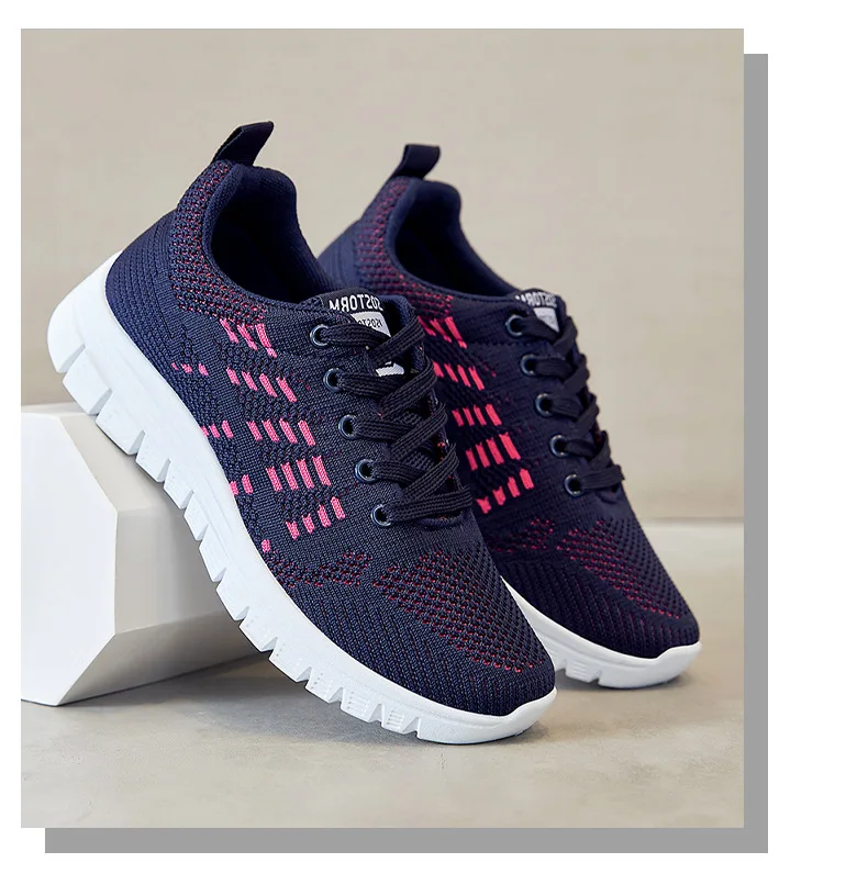 Women Running Shoes Breathable Casual Shoes Outdoor Light Weight White Tenis Sports Shoes Casual Walking Sneakers for Wamen 50 S40b586a515344f57a1430b37d08988c3z