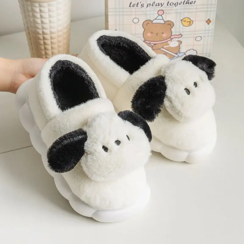 New Cartoon Sanrio Pochacco Cotton Slippers Couple Model Home Indoor Thick Sole Plus Velvet Kawaii Thermal Packed Heel Slippers
New Cartoon Sanrio Pochacco Cotton Slippers Couple Model Home Indoor Thick Sole Plus Velvet Kawaii Thermal Packed Heel Slippers