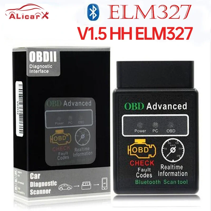 Mini HH OBD ELM327 V1.5 BT Code Reader Scan Tool Check Engine Super ELM 327 V1.5 Bluetooth OBD2 OBDII Car Diagnostic Scanner
Mini HH OBD ELM327 V1.5 BT Code Reader Scan Tool Check Engine Super ELM 327 V1.5 Bluetooth OBD2 OBDII Car Diagnostic Scanner