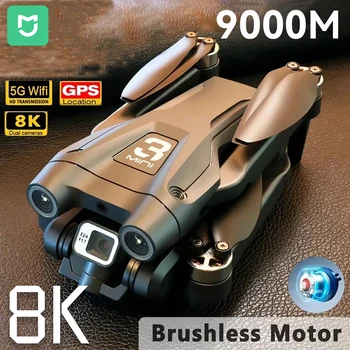 MIJIA Z908Max 드론, 8K 5G GPS, 전문 HD 항공 사진, 듀얼 카메라, 무지향성 장애물 회피 쿼드로터