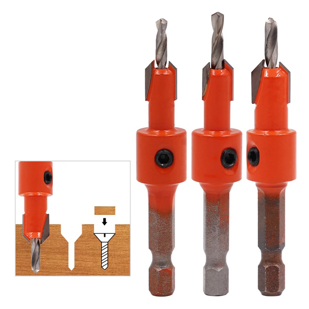 1Pc 1/4 Hex Shank Countersink Drill Bit Woodworking Drill Bit Hole Opener Wood Metal Hole Cutter Multifunctional Drilling Tools
1Pc 1/4 Hex Shank Countersink Drill Bit Woodworking Drill Bit Hole Opener Wood Metal Hole Cutter Multifunctional Drilling Tools