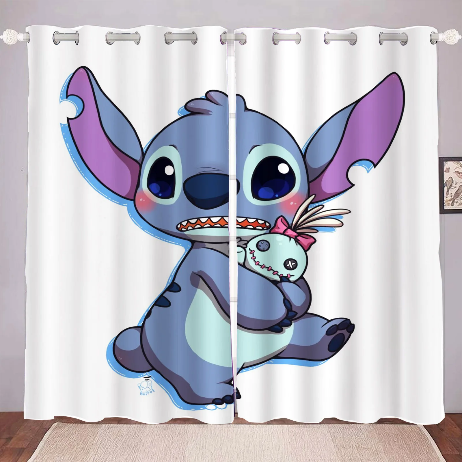 MINISO Stitch Disney Living room blackout cartoon curtains, animated curtains, customisable home nursery, window treatments
MINISO Stitch Disney Living room blackout cartoon curtains, animated curtains, customisable home nursery, window treatments