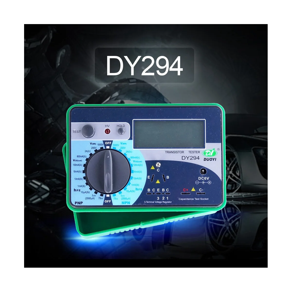 

DUOYI DY294 Digital Transistor DC Parameter Tester Field Effect Tube Tester Multifunction Semiconductor Tester