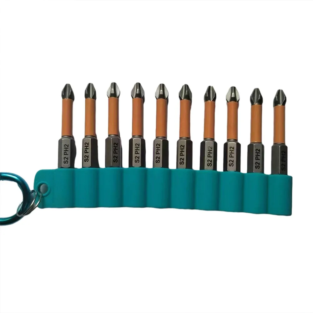 10pcs 50mm Magnetic Screwdriver Bits With Bit Holder Set PH2 Batch Head Screw Driver Bits Anti Non-slip Screwdriver Power Tools
10pcs 50mm Magnetic Screwdriver Bits With Bit Holder Set PH2 Batch Head Screw Driver Bits Anti Non-slip Screwdriver Power Tools