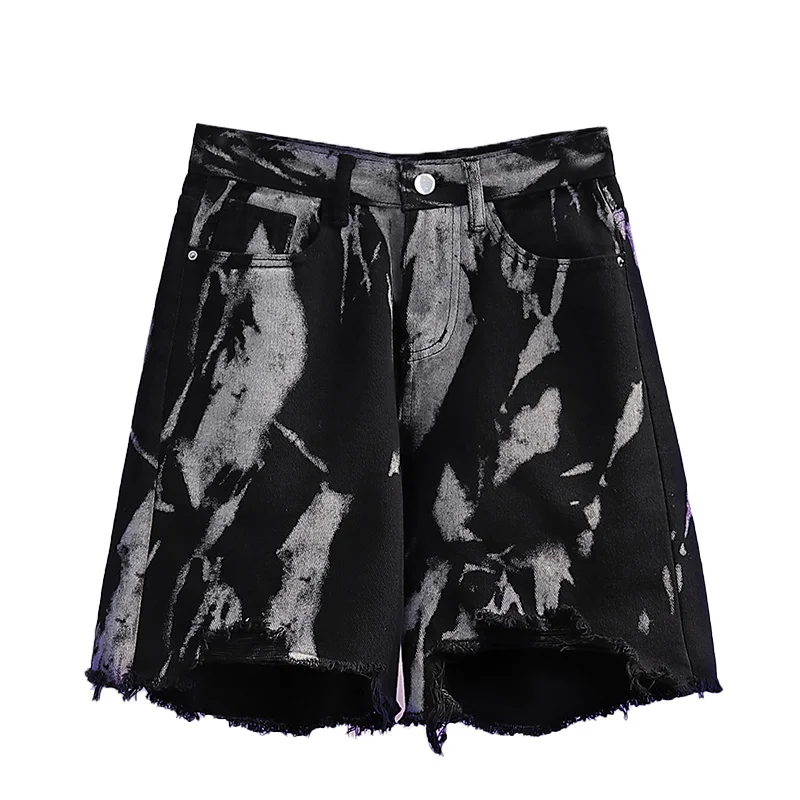 2023 New Summer Ripped Short Jeans Women Tassel Korean Fashion High Waisted Straight Vintage Streetwear Print Denim Shorts
2023 New Summer Ripped Short Jeans Women Tassel Korean Fashion High Waisted Straight Vintage Streetwear Print Denim Shorts