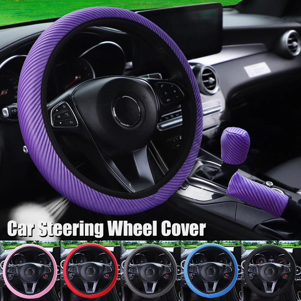 Car Steering Wheel Cover Skidproof Auto Steering Wheel Cover Anti-Slip Handbrake Gear Shifter Cover Car Interior Accessories
Car Steering Wheel Cover Skidproof Auto Steering Wheel Cover Anti-Slip Handbrake Gear Shifter Cover Car Interior Accessories