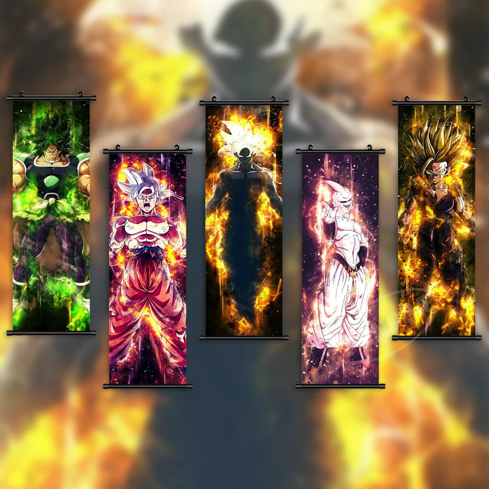 Printed Pictures Anime Canvas Dragon Ball Home Decor Goku Poster Majin Buu Scroll Hanging Painting Bedside Background Wall Art
Printed Pictures Anime Canvas Dragon Ball Home Decor Goku Poster Majin Buu Scroll Hanging Painting Bedside Background Wall Art