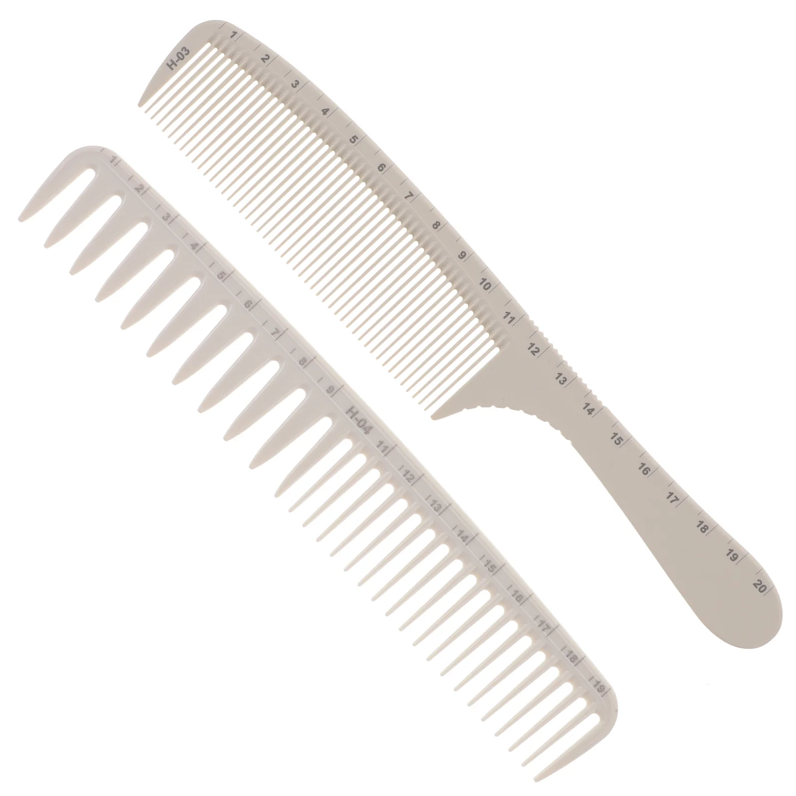 2 Pcs Graduated Hair Comb Cutting Combs with Scale Wide Toothed Barber Abs Ruler Precision
2 Pcs Graduated Hair Comb Cutting Combs with Scale Wide Toothed Barber Abs Ruler Precision