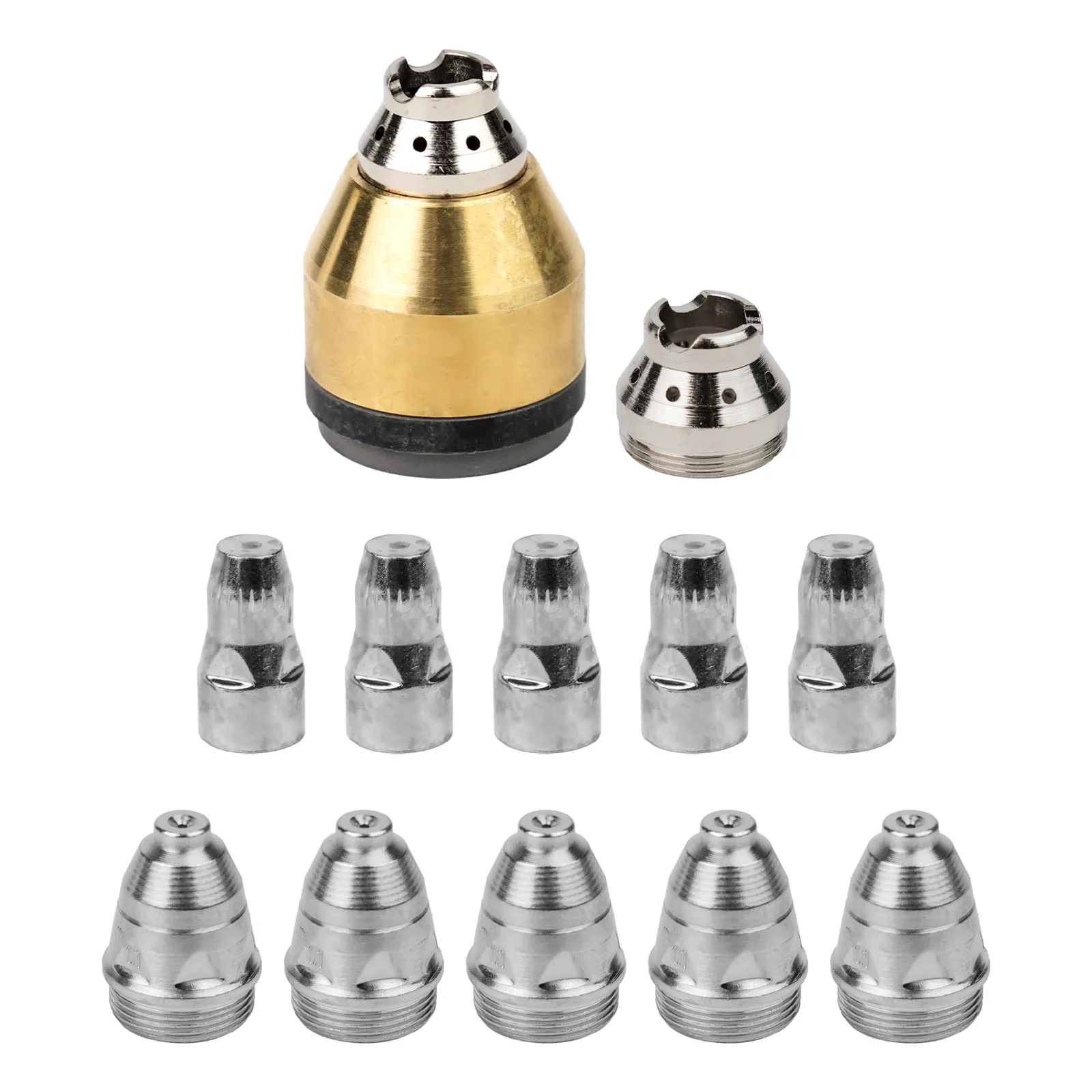 12Pcs Protection Cover Nozzle P80 Contact Smooth Incision Accessories Copper Mouth Mall Thermal Deformation 1.1mm
12Pcs Protection Cover Nozzle P80 Contact Smooth Incision Accessories Copper Mouth Mall Thermal Deformation 1.1mm