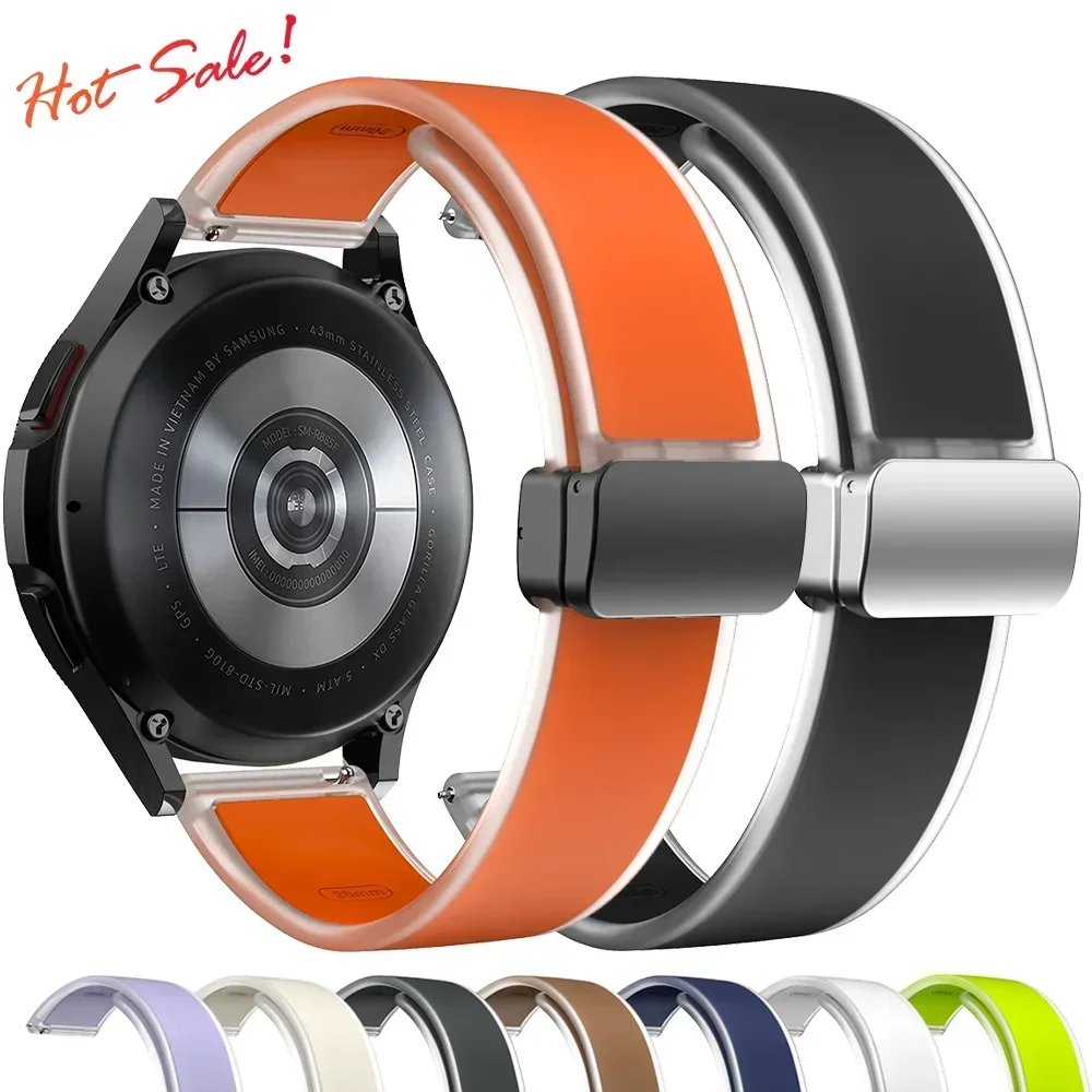 20 22mm Magnetic Buckle Strap for Samsung Galaxy Watch 6/5/4 40 44mm Classic 42 46mm Silicone Wristband For Huawei Watch GT2 Pro
20 22mm Magnetic Buckle Strap for Samsung Galaxy Watch 6/5/4 40 44mm Classic 42 46mm Silicone Wristband For Huawei Watch GT2 Pro