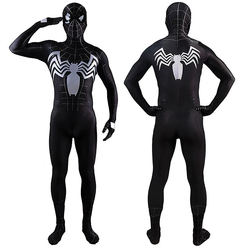 

Civil War Symbiote Spiderman Cosplay Costume Superhero Spandex Zentai Bodysuits Jumpsuit Spiderman Outfits Halloween Costume