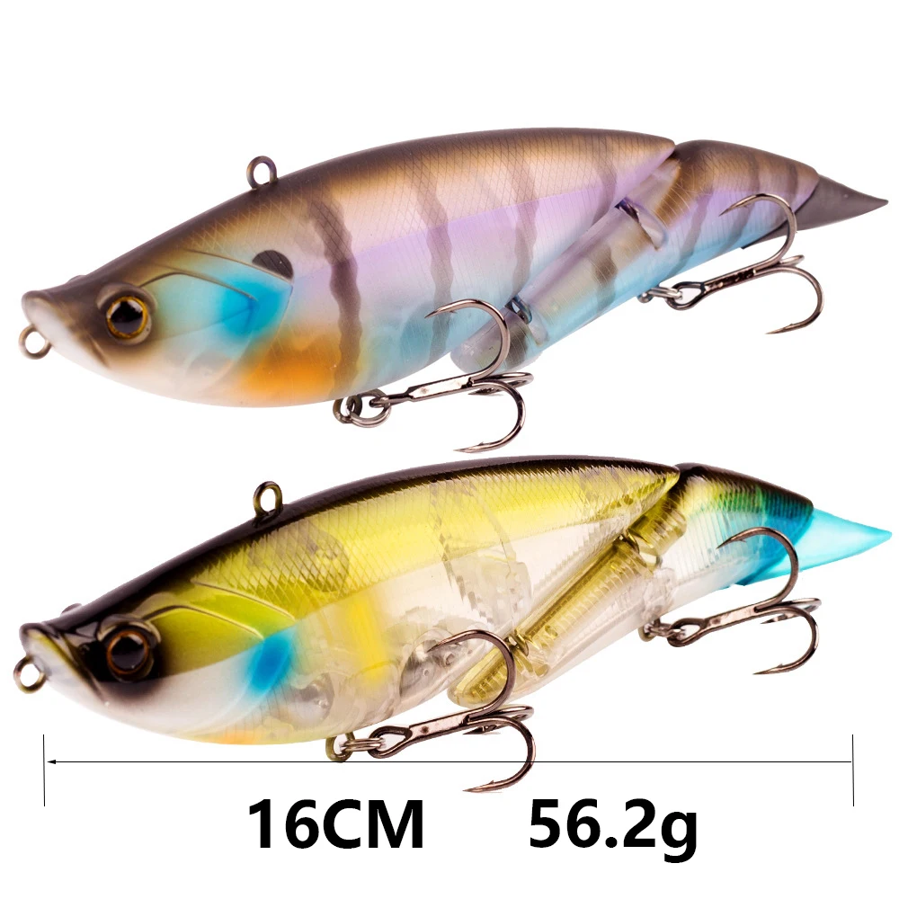 

Set 16 cm 56.5 g Twin Tail Two Sections Floating Minolua Lure Multi-Section Lua Mino Lure Imitation Lure 2 Section Minnow