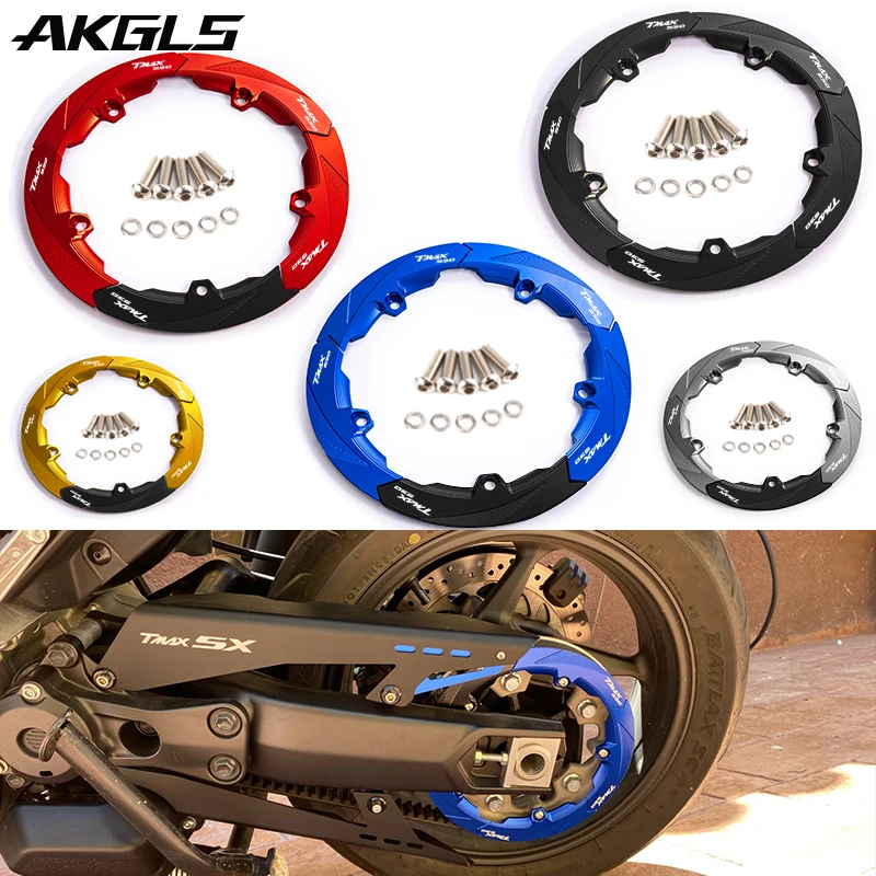 

For Yamaha TMAX 560 Tech max TMAX560 TMAX 530 SX DX TMAX530 Motorcycle Gearbox Belt Pulley Cover Protection Accessory