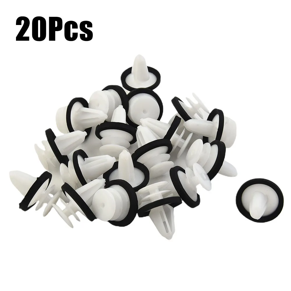 20pcs Door Trim Panel Clips With Sealer Ring For Ford W713297-S300 Plastic White Automobile Accessories
20pcs Door Trim Panel Clips With Sealer Ring For Ford W713297-S300 Plastic White Automobile Accessories