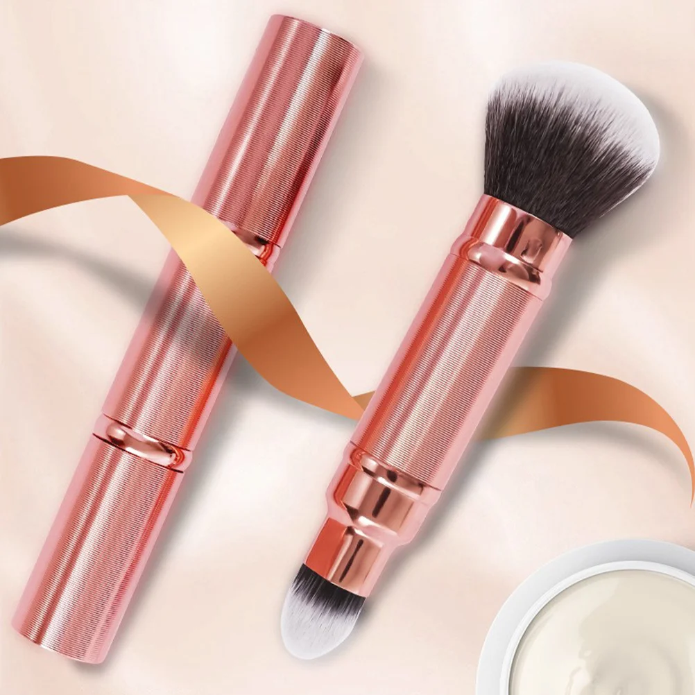 

Dual-end Makeup Brush Retractable Loose Powder Brush Concealer Brush Foundation Applicator