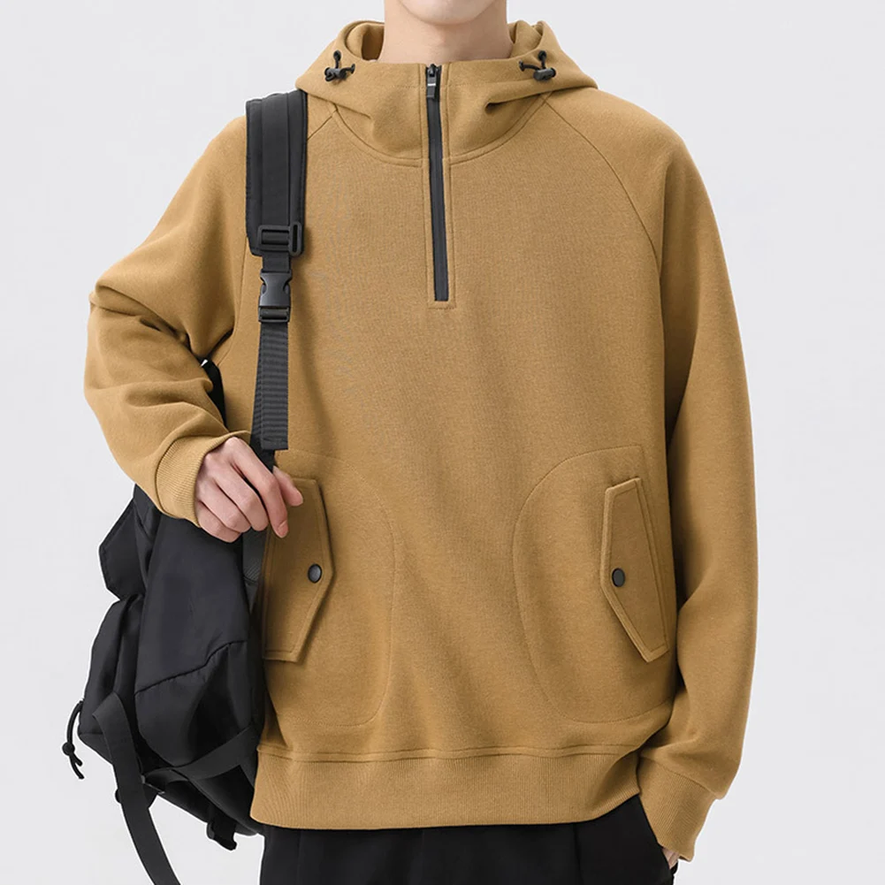 Fashion Men's Clothes Hooded Sweatshirts Hoodies Cotton Blend Long Sleeve Pocket Casual Sports Pullovers Male Tops
Fashion Men's Clothes Hooded Sweatshirts Hoodies Cotton Blend Long Sleeve Pocket Casual Sports Pullovers Male Tops