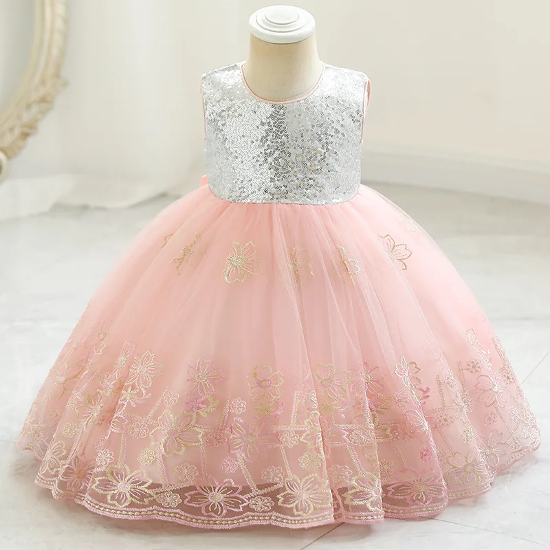 

Baby Girls Baptism Dress Princess 1st Birthday Party Wear Toddler Girl Lace Christening Gown Infant Tutu Baptism Clothes