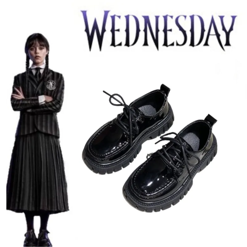 Wednesday Figures Addams Cosplay Shoes 2-16 Years 2023 New Black Cosplay Shoes Kids Girls Lmitation Leather Princess Dress Shoes
Wednesday Figures Addams Cosplay Shoes 2-16 Years 2023 New Black Cosplay Shoes Kids Girls Lmitation Leather Princess Dress Shoes