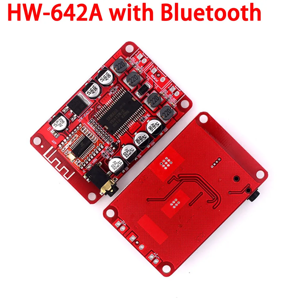 Bluetooth Audio Receiver Board Bluetooth HW-642A Decoder Wireless Stereo Music Module 3.5 Output function Board DC 8.5-14V 2A
Bluetooth Audio Receiver Board Bluetooth HW-642A Decoder Wireless Stereo Music Module 3.5 Output function Board DC 8.5-14V 2A