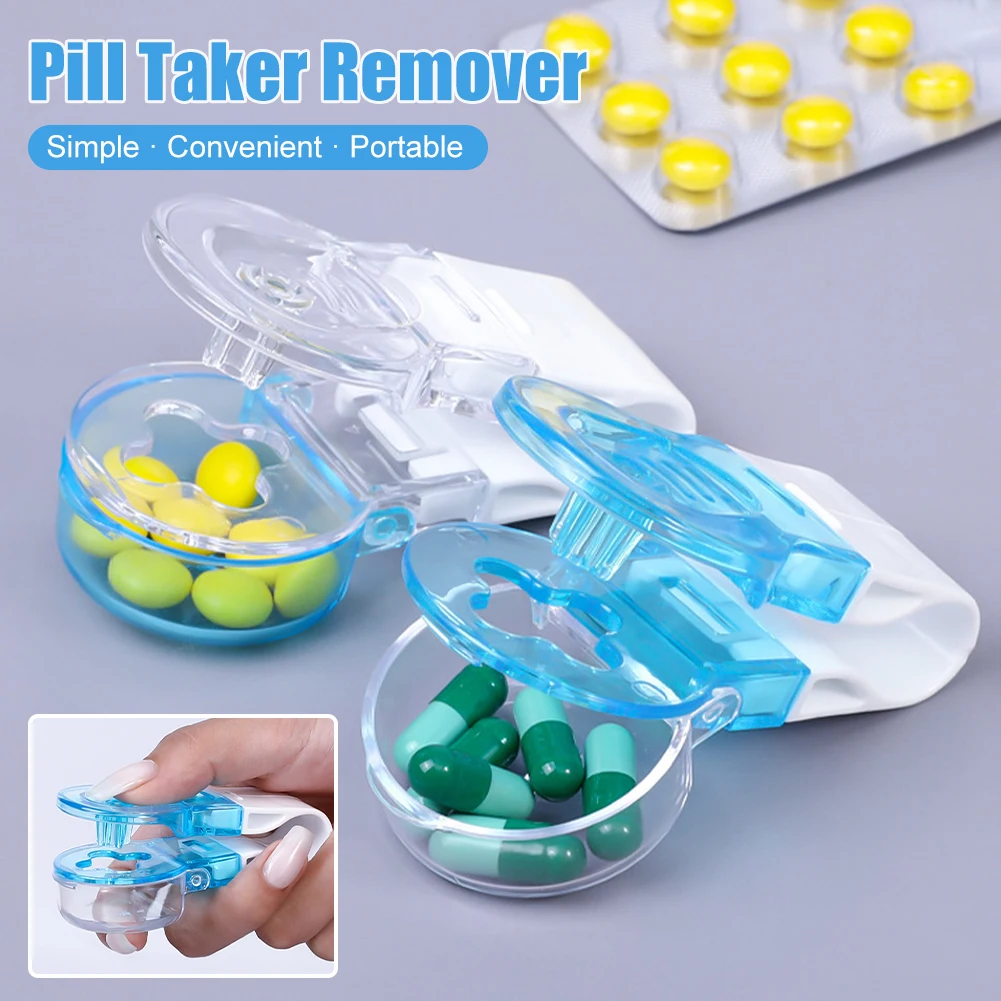 

Portable Pill Taker Anti Pollution Artifact Medication Dispenser Reusable Pill Taker Cup Travel Medicine Organizer Pill Popper