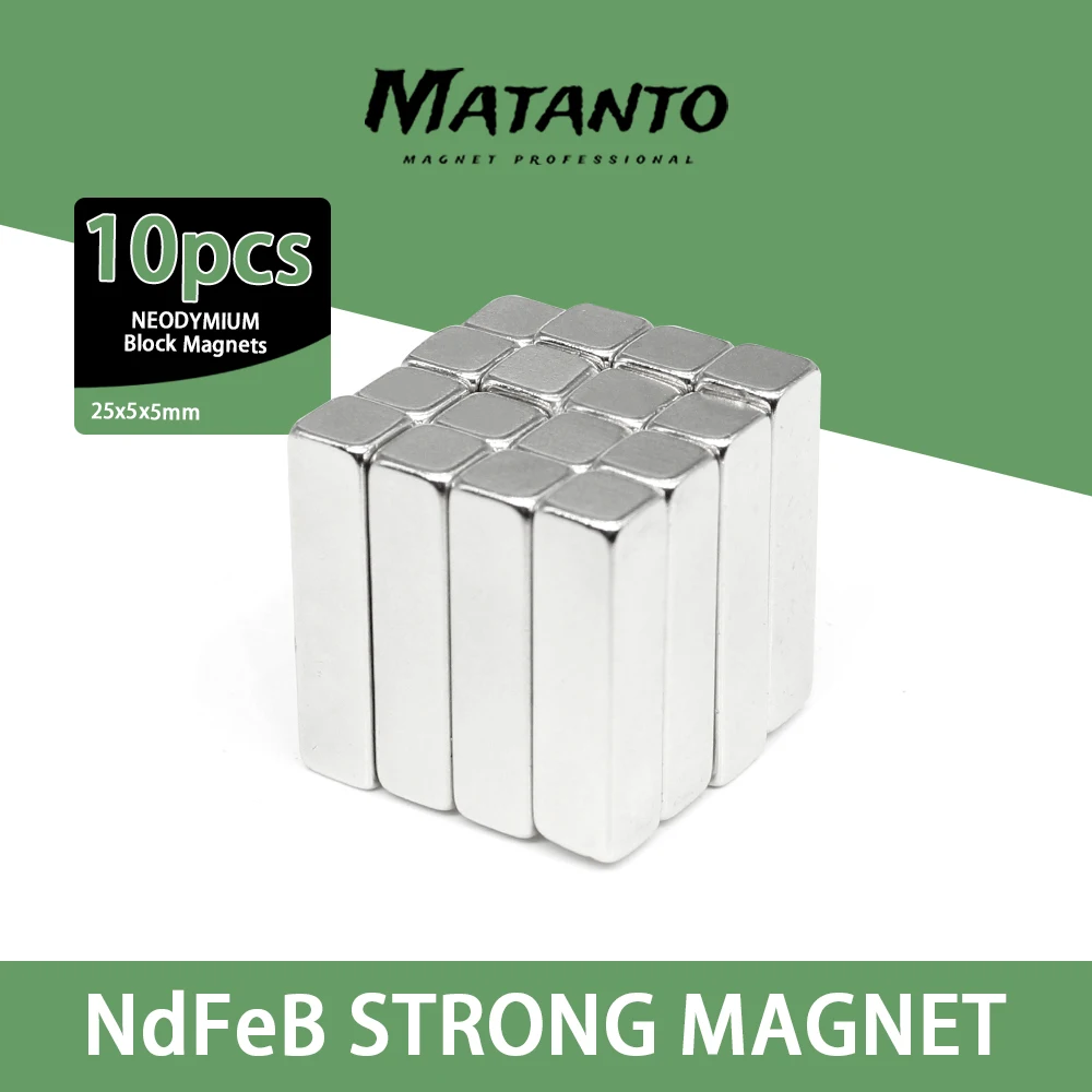 10/20/30pcs 25x5x5 mm Block Powerful N35 Magnet 25mmX5mm Sheet Permanent Magnets 25x5x5mm Neodymium Magnetic Super Strong 25*5*5
10/20/30pcs 25x5x5 mm Block Powerful N35 Magnet 25mmX5mm Sheet Permanent Magnets 25x5x5mm Neodymium Magnetic Super Strong 25*5*5