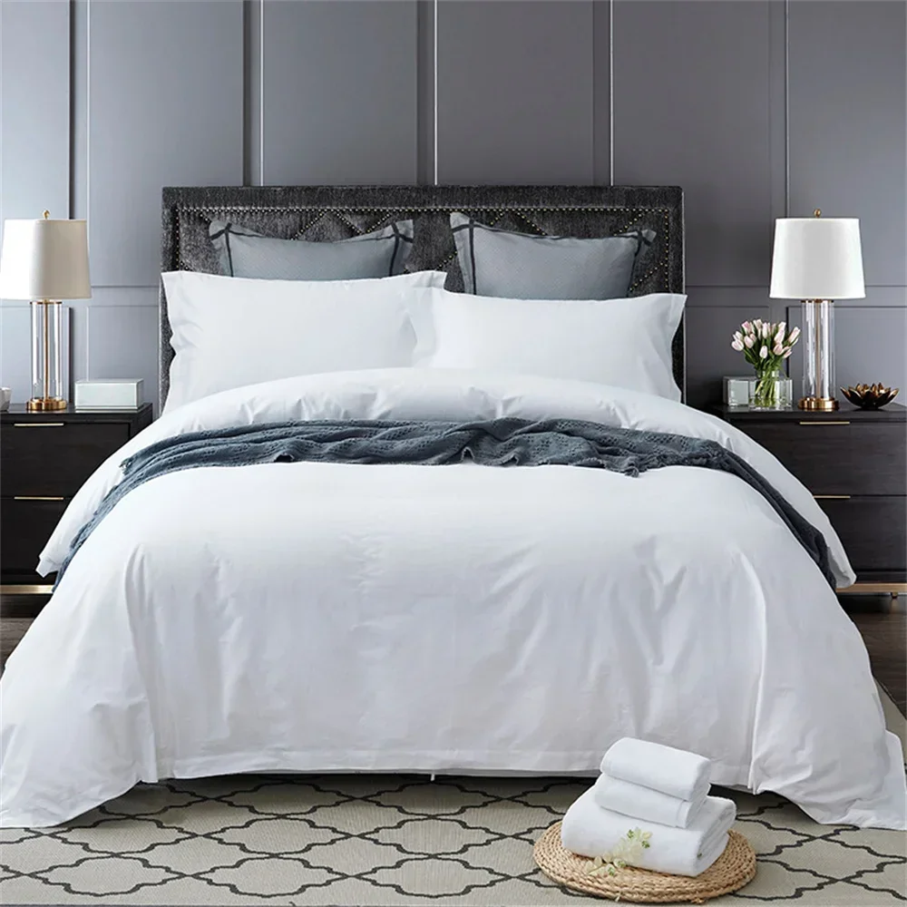 Four piece set of hotel linen, pure cotton, solid color, comfortable bed sheets, quilts, hotel bedding, homestay
Four piece set of hotel linen, pure cotton, solid color, comfortable bed sheets, quilts, hotel bedding, homestay