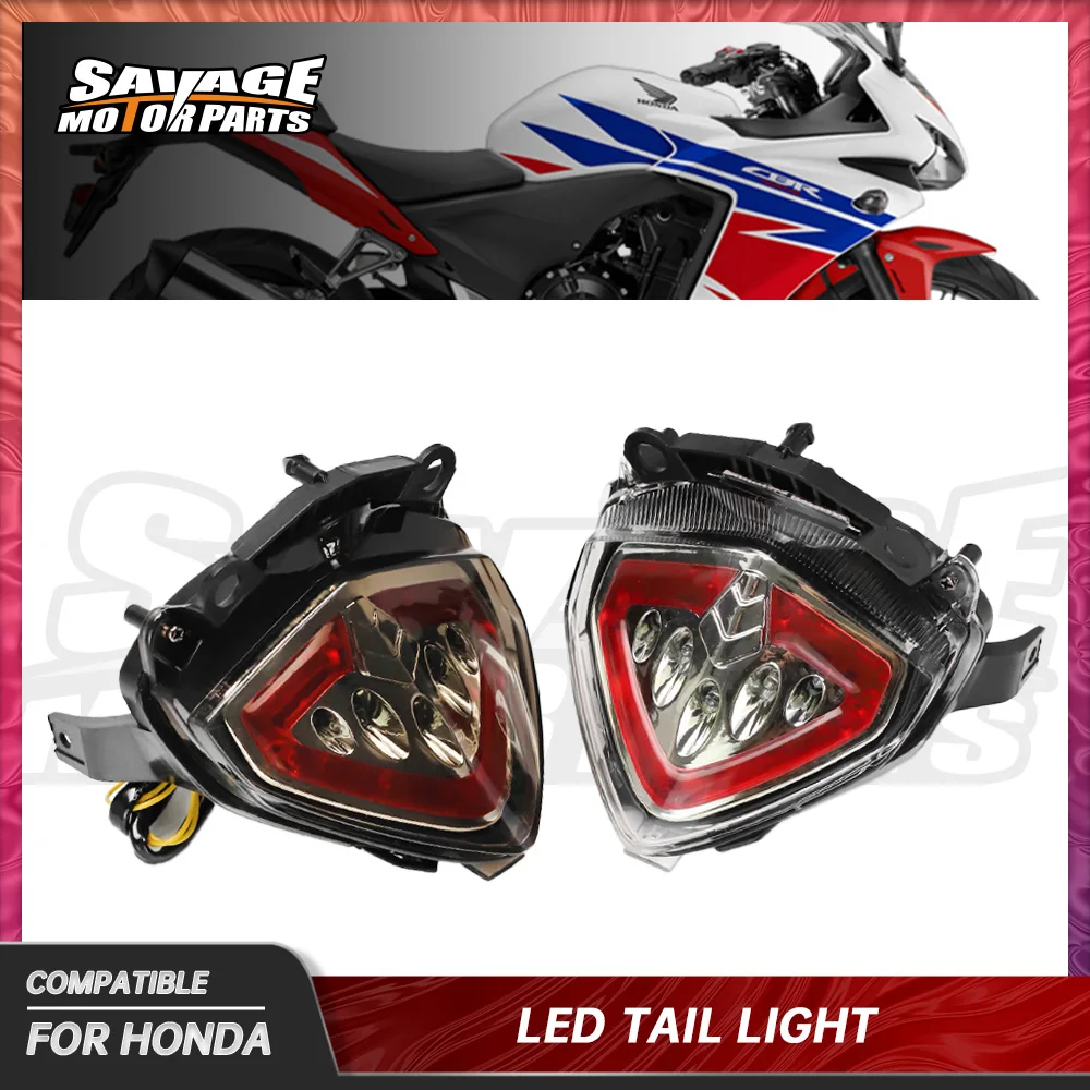 Motorcycle LED Tail Light For HONDA CBR400R CBR500R CB400X CB500F CB500X 2013 2014 15 Moto Integrated Lamp Blinker Turn Signals
Motorcycle LED Tail Light For HONDA CBR400R CBR500R CB400X CB500F CB500X 2013 2014 15 Moto Integrated Lamp Blinker Turn Signals