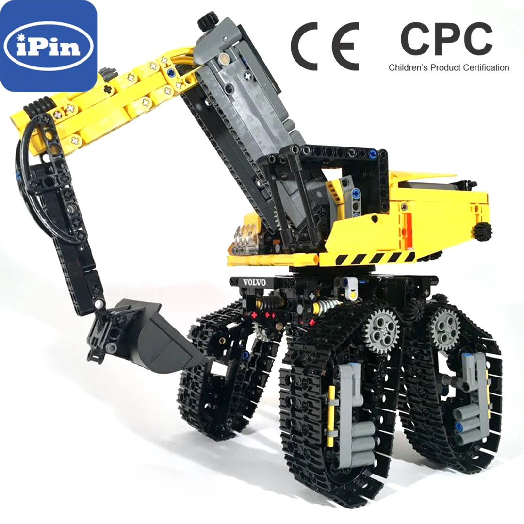 

MOC-106105 Crawler Crane Building Block 984PCS DIY Technology Assembly Electronic Drawing No Sticker Toys For Kids