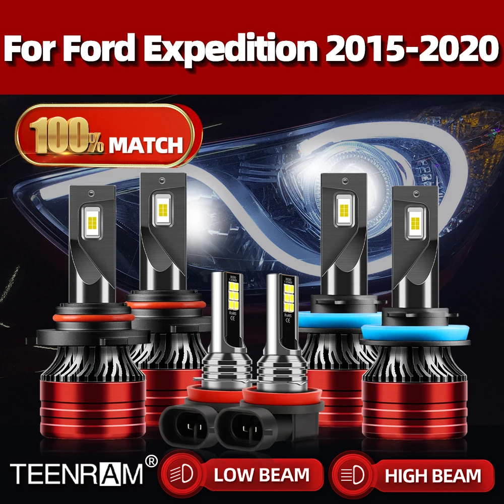 Led Canbus Car Headlight Bulbs 360W 60000LM Led Lamp 6000K White Fog Light 12V For Ford Expedition 2015 2016 2017 2018 2019 2020
Led Canbus Car Headlight Bulbs 360W 60000LM Led Lamp 6000K White Fog Light 12V For Ford Expedition 2015 2016 2017 2018 2019 2020