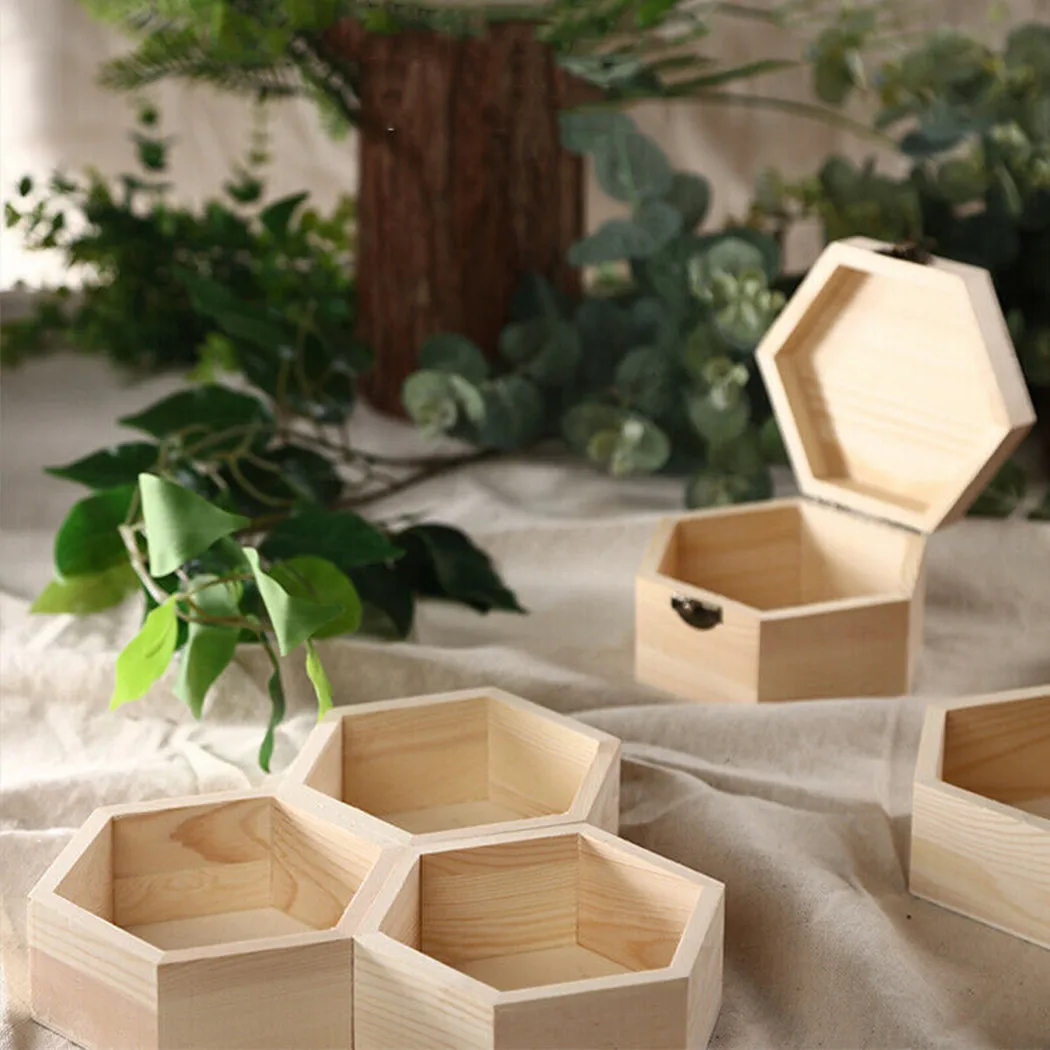 1Pc New Fashion Simple Portable Hexagonal Shaped Wooden Storage Box Jewelry Wedding Gift Box Holder Jewelry Display
1Pc New Fashion Simple Portable Hexagonal Shaped Wooden Storage Box Jewelry Wedding Gift Box Holder Jewelry Display